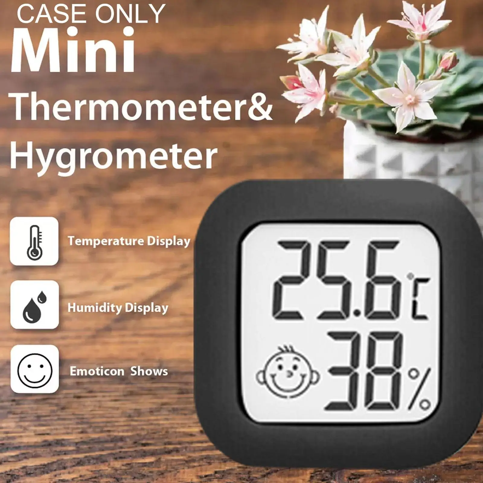 3 Pack Thermomètre Intérieur, Jauge d'Humidité Mètre Hygromètre Numérique  Thermomètre De Salle Pour La Maison, Température Précise Élevée