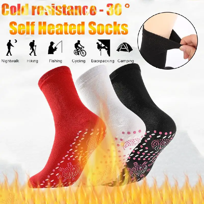 

Self Heated Socks Massage Anti-Freezing Magnetic Socks Anti-Fatigue Heat Insulated Thermal Socks Winter Warm Socks носки женские