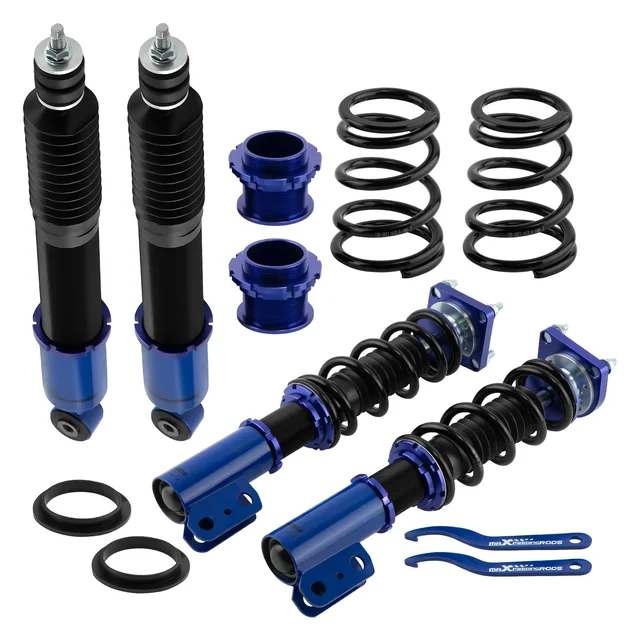 Complete Coilovers for Ford Mustang Base SN95 Convertible Coupe 1994-2004 Height Adjustable Shock Absorber Coilovers Suspension