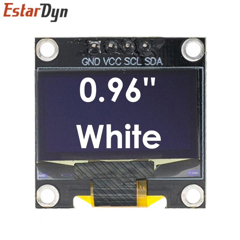 OLED Display Module 0.96 inch IIC SPI Serial 7/4Pin for Arduino SSD1306 12864 LCD Screen Board