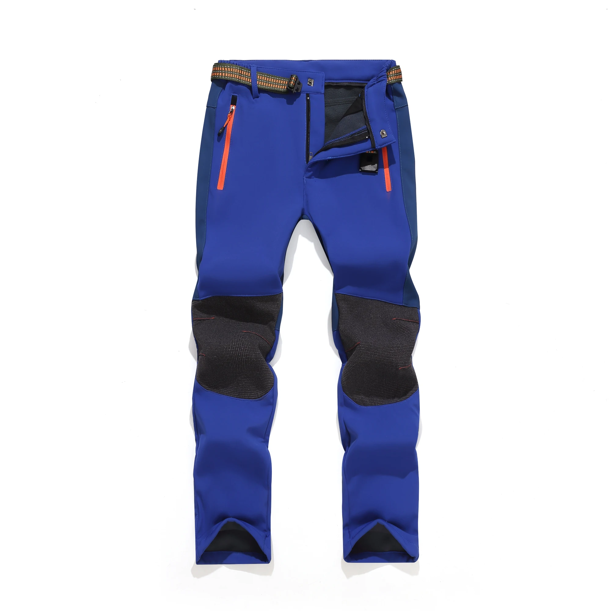Boys Girls Pants Spring Windproof Waterproof Children Outdoor Soft Shell Warm Teens Climbing Sweatpants