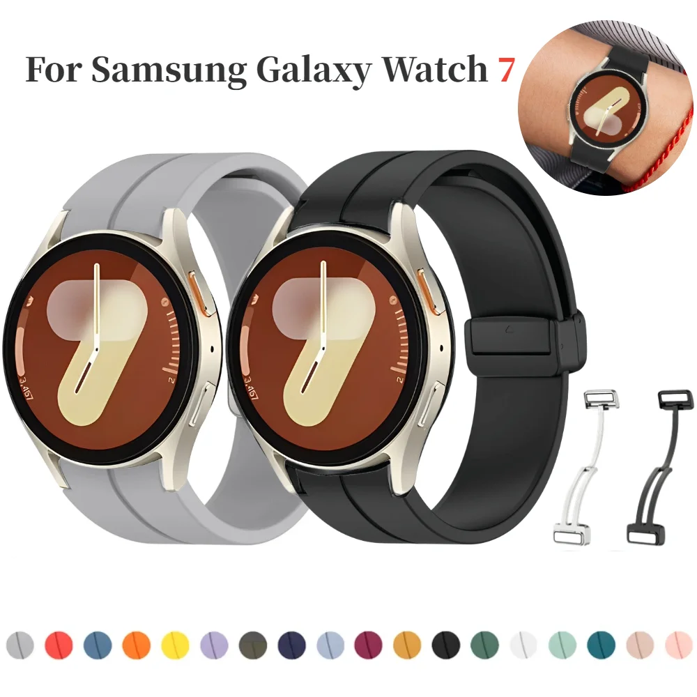 Magnetic Buckle Silicone Strap Wristband Replacement