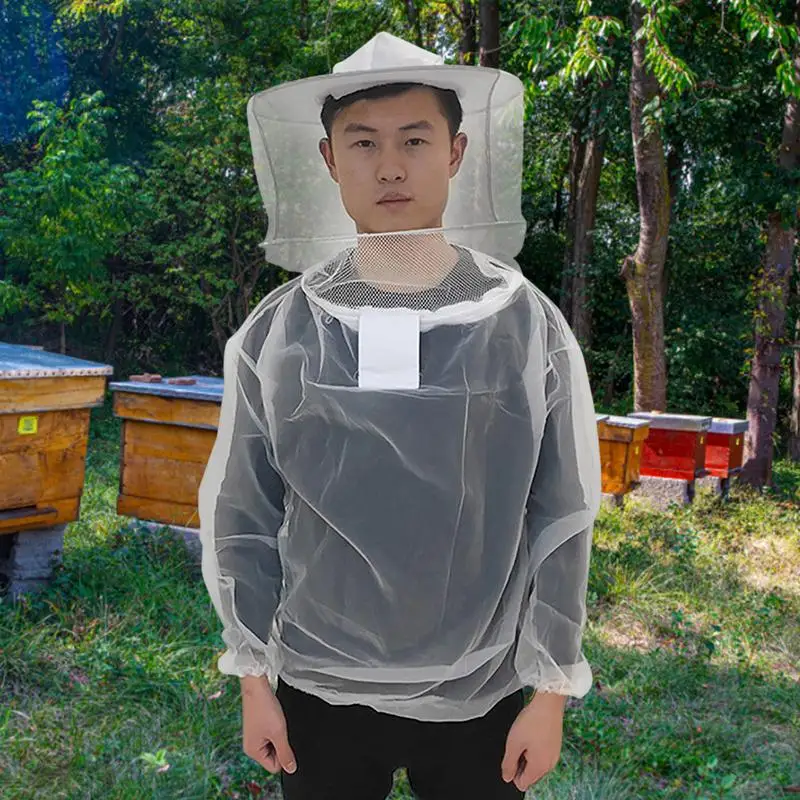 Professional Beekeeping Suit Beekeeping Suit Jacket Jacket For Professional Beekeepers Smock With Veil beekeeping suit