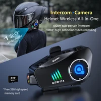 Q28 Motorcycle WIFI Bluetooth Helmet Headset HD Driving Recorder Wireless Camera 1080P Hard Disk Video Recorder Call Headset 1