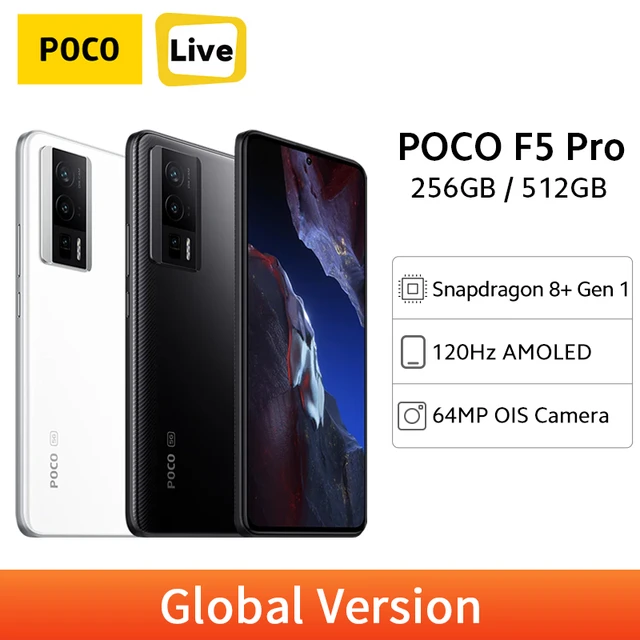 Xiaomi Pocophone Poco F5 Pro Dual SIM 256 GB black 12 GB RAM Xiaomi Poco  Global