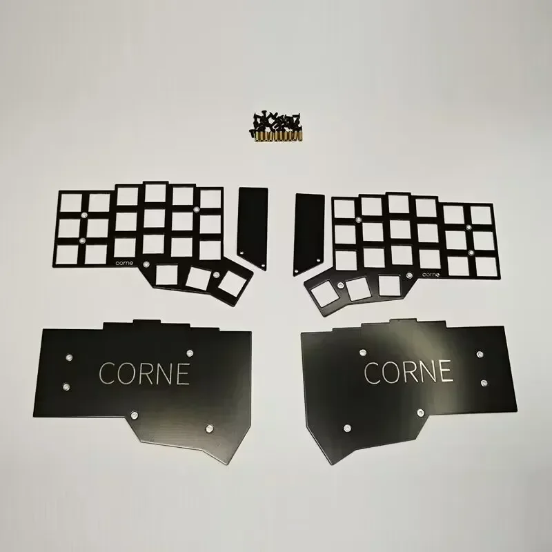 Corne Crkbd 분할 키보드 케이스 키트, 아크릴 바닥 플레이트, DIY Corne V3.0.1 체리 분할 키보드, 맞춤형 키보드 액세서리