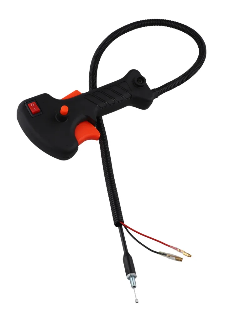 80cm-Manual-Throttle-Handle-Switch-Assembly-For-Gasoline-Brush-Cutter ...