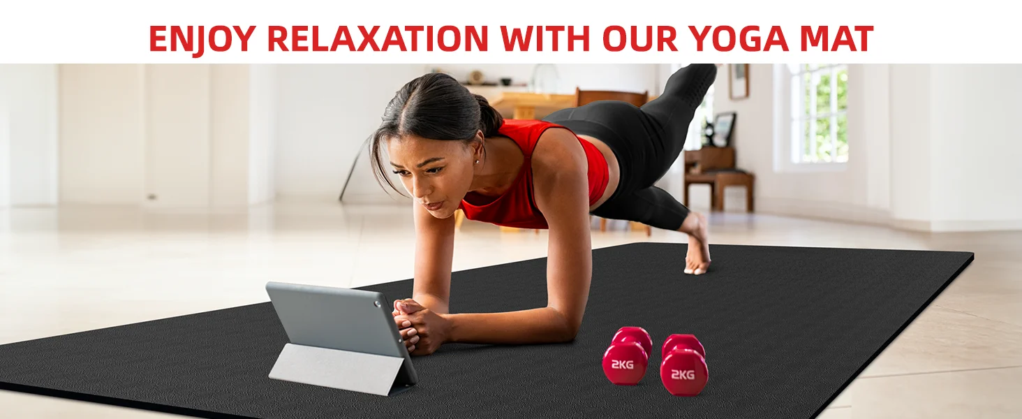 extra large yoga mat 1/3 1/4 2/5 1/2 inch for women