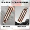 800ML Copper Sports Water Bottle Hammer Pattern Leakproof Outdoor Cycling Gym Fitness Travel Electroplating Drinking Cup 4