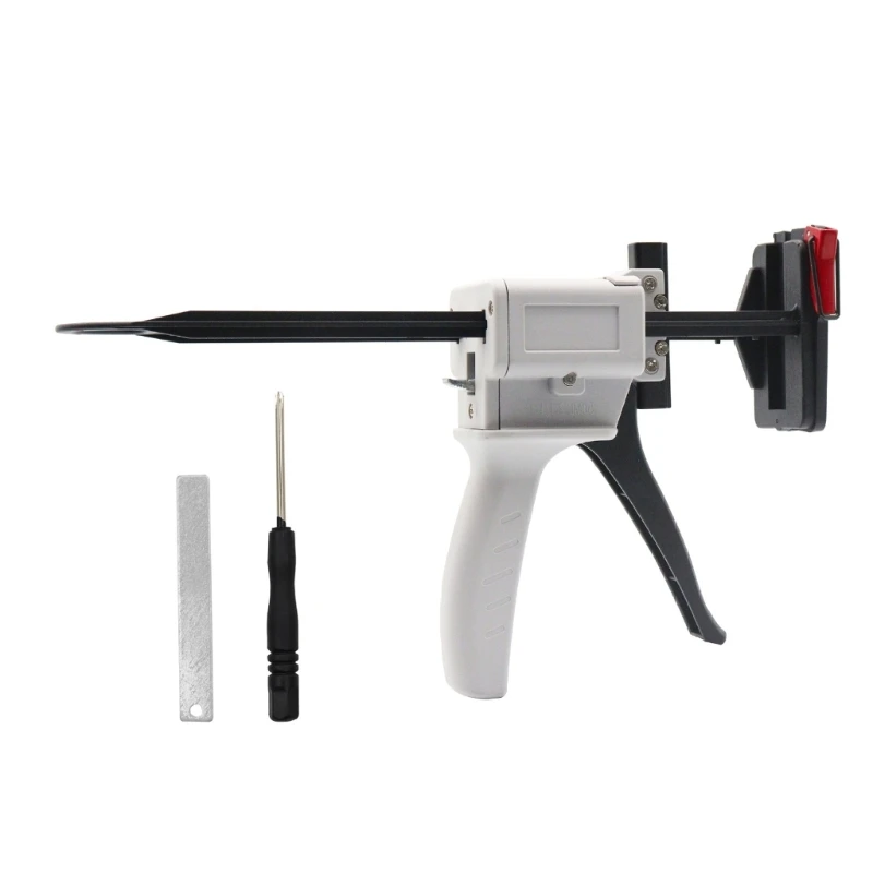 Silicone Glues Guns for Manual Extrusion of Toothpaste Tube Glues Dispensing Tool Aluminum Tube Squeezer Extruder Guns 37JD