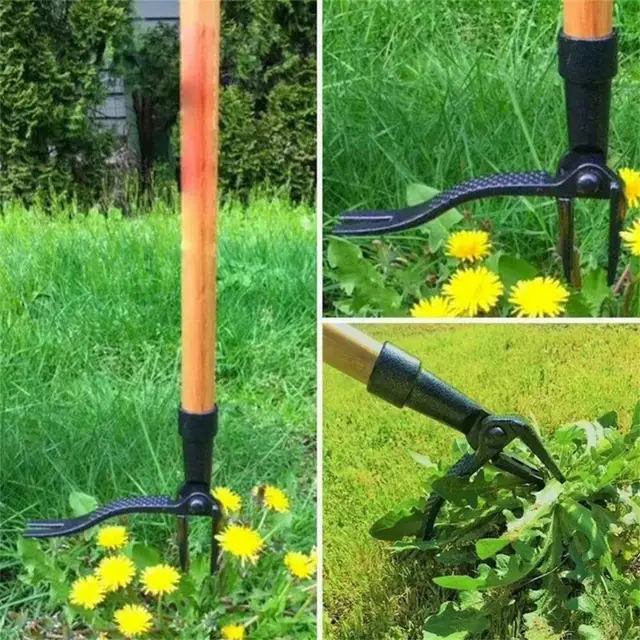 Gyomhúzófejek Állj Fel Karom Gyomor Gyökér Eltávolító Kertészkedés Ásás Gyomi Kültéri Kerti Kiegészítők Gyomhullám - Image 2