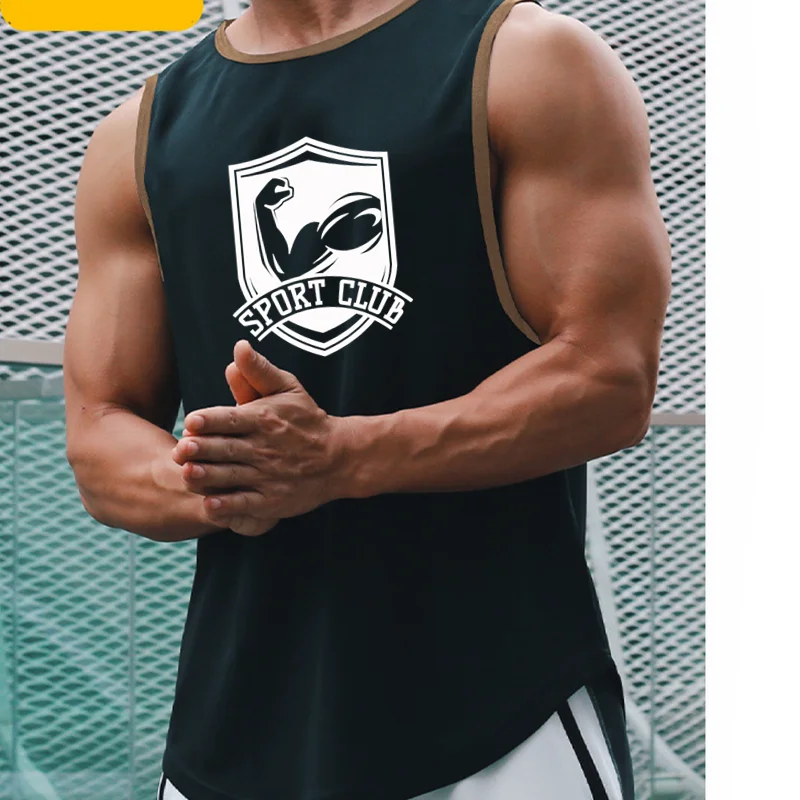 

Brand fitness clothing canottiera bodybuilding tank top men gyms stringer sleeveless shirt muscle vest