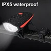 7588 Speaker Bicycle Light USB Led Waterproof With Horn Mountain Bike Dark Night Outdoor Riding Headlight 2