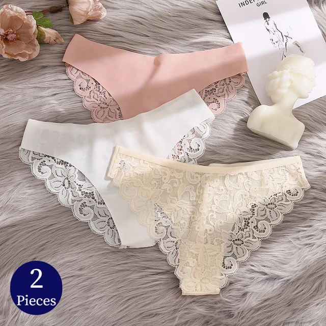 Soft Silk Underwear With Lace