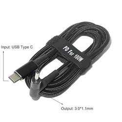 Powerful 100W USB - C Charging Cable with DC Plug Adapter (USB C to 3.0 - 1.1mm)
