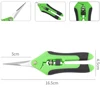 Garden Pruning Shears Set - Stainless Steel Trimming Scissors for Flowers, Branches, Herbs with Non-Slip Ergonomic Handles 6