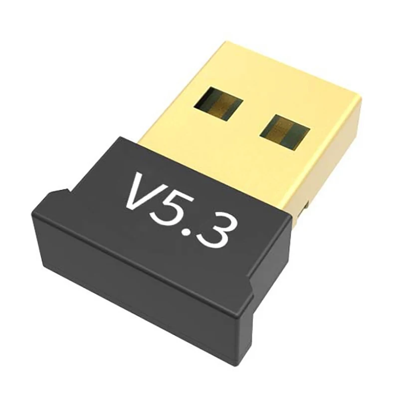 송신기 리시버 블루투스 오디오 동글 무선 USB 어댑터, 컴퓨터 PC 노트북용 USB 5.3 어댑터