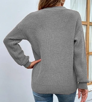 Рисунок 6 - Женский пуловер, свитер 2023, Осенний