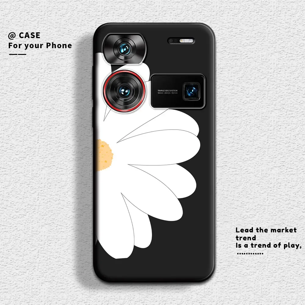 Adorable Cartoon Butterfly Soft Silicone Phone Case with Floral Design