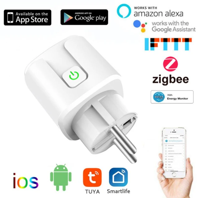 Aubess Smart Plugs with Energy Monitoring, Smart Plugs That Work with Alexa  & Google Assistant, Smart