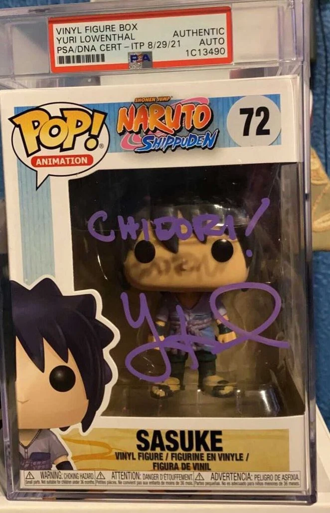 Funko Pop Naruto Sasuke Menandatangani 