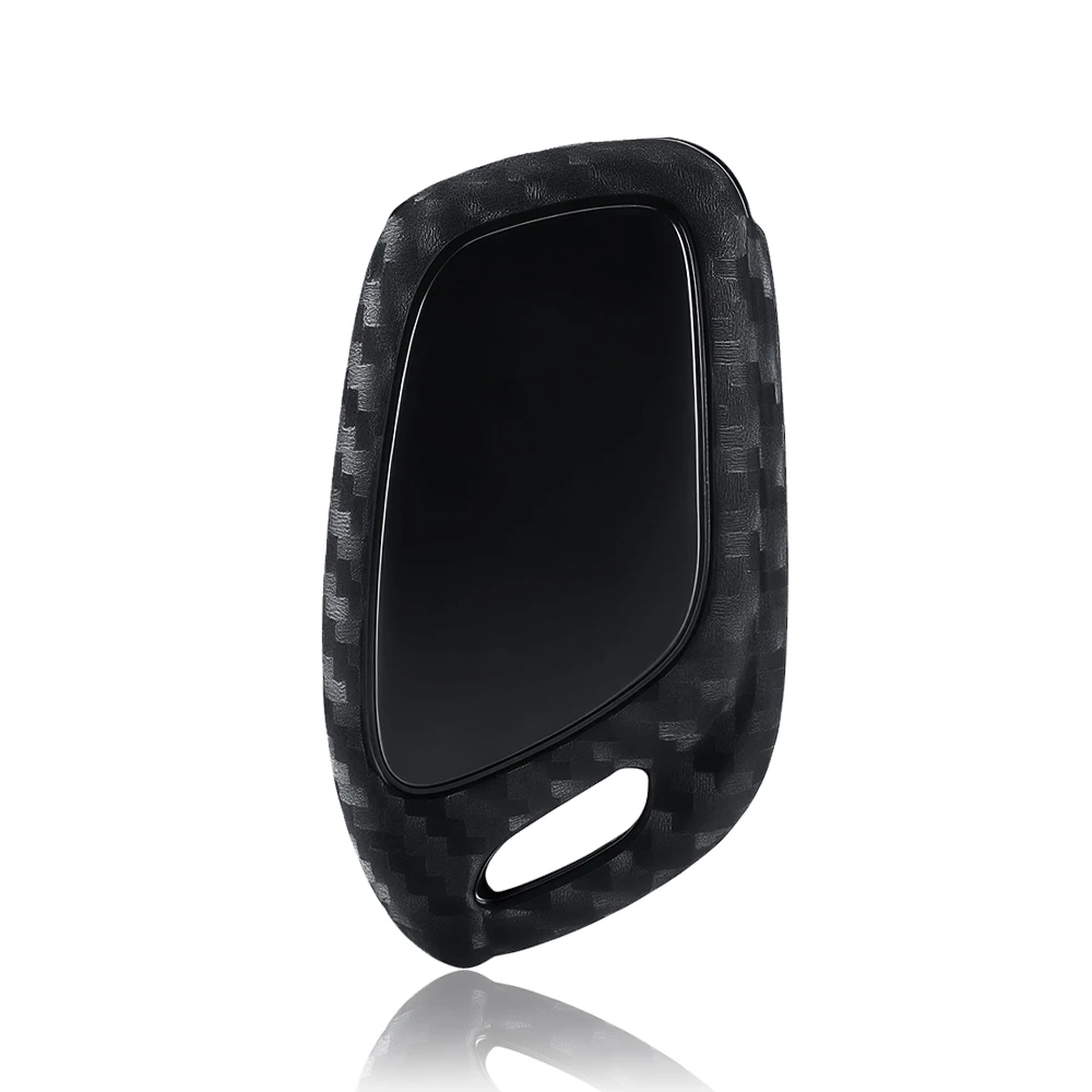Carbon Fiber Style Silicone Key Cover Case