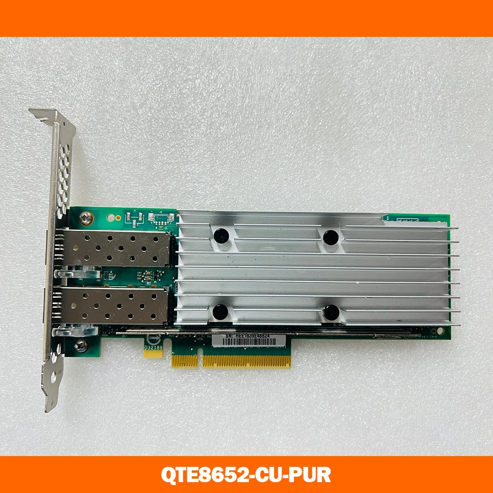 For Qlogic 25G dual port 10G fiber optic network card QTE8652 QTE8652-CU-PUR 2 For Qlogic 25G dual port 10G fiber optic network card QTE8652 QTE8652 CU PUR