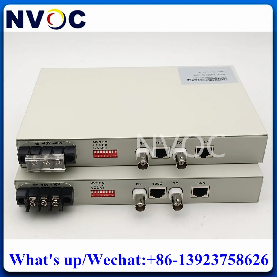 2Pcs Single E1 Protocol Converter to Ethernet Bridge Interface  Photoelectric Switch,AC220V or 48V Euro Power - AliExpress