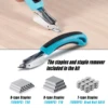 SHALL 3 In 1 Nail Gun DIY Furniture Construction Stapler Upholstery Staple Gun With 3000 Staples Home Decor Carpentry Tools 5