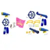 Swing Set Accessories for Kids with Steering Wheel and Swingset Parts for Backyard 2