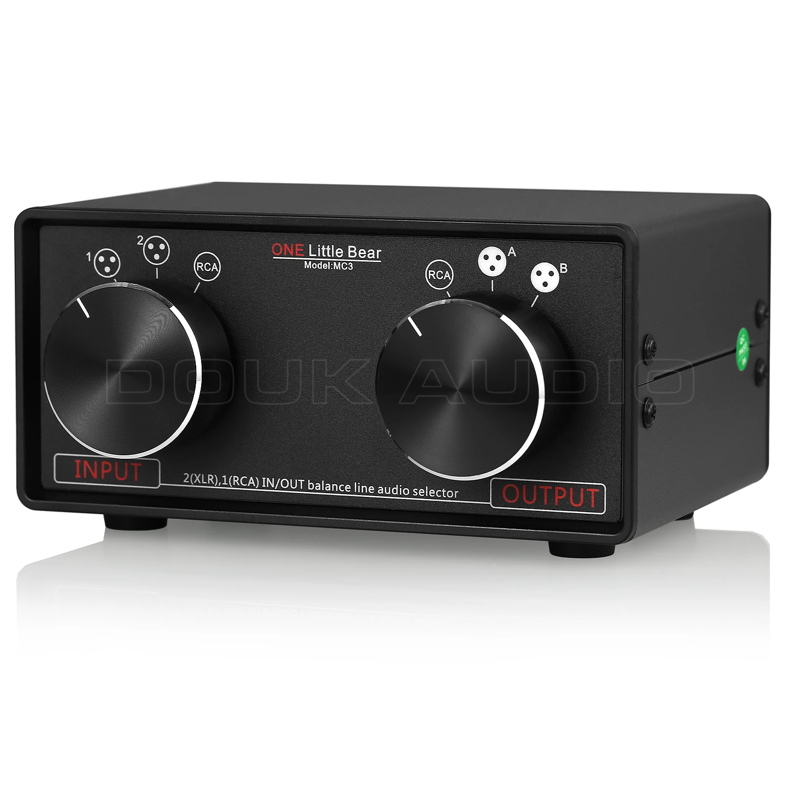 Nobsound 多機能 L3 3チャンネル ステレオ オーディオ ループ