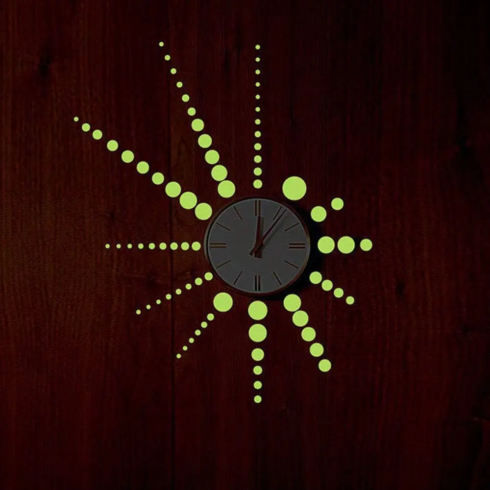 Glow-in-the-dark polka dot stickers home decor 407 glow-in-the-dark circles