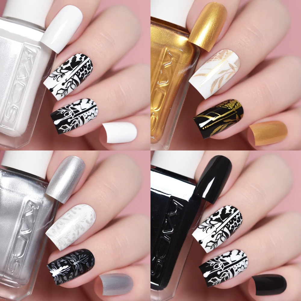 Nail Polish KADS Professional 11ml 24 Colors Nail Stamping Gold Silver Art Varnish Stamping Plate DIY Printing