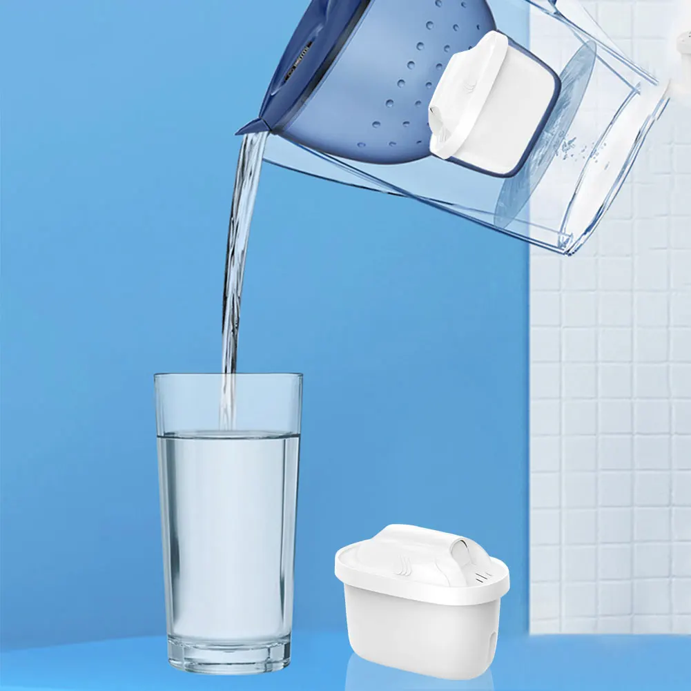 Water Filters Cartridge Reduce Limescale and Impurities Carbon Water Filter Cartridge 4-stages Filtration System for Great Taste