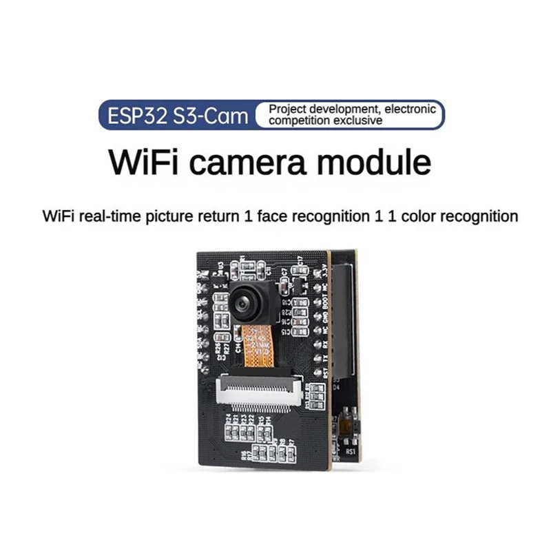 B48B-ESP32-S3 Wifi Camera Module AI Vision Module Support Wifi Video Transmission Face And Color Recognition Dual-Mode Kit