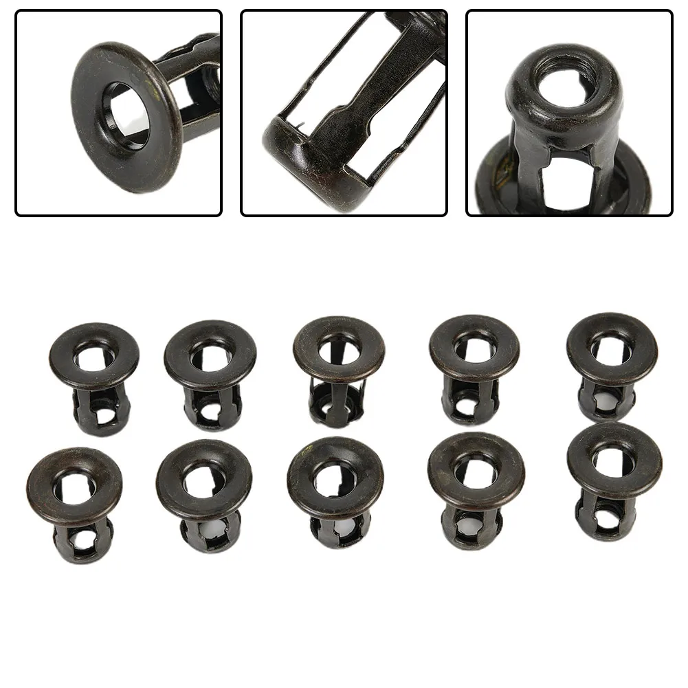 

10pcs Car Screw Base Trunk Nuts Front Rear Plate Fastener Clips For A3 A4L A6L A8 Q3 Q5 Q7 Car Accessories Interior Clips
