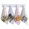 1Pc 25x50cm 100% Cotton Cartoon Lovely Cat Printed Children Kids Baby Gift Home Bathroom Hand Face Towel 1