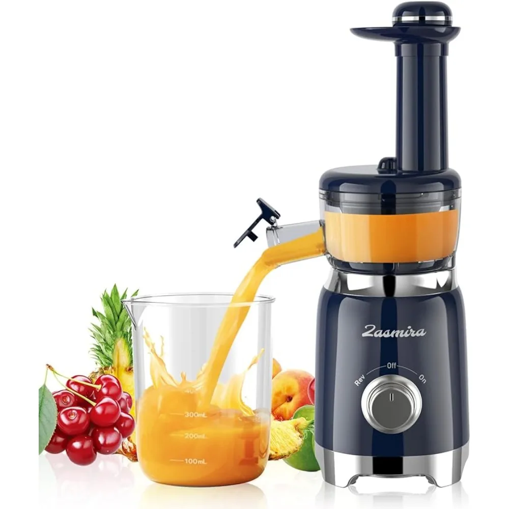 

Cold Press Juicer, Juicer Machines for Vegetable and Fruit with Upgraded Juicing Technology, Powerful Quiet Motor, Compact Size