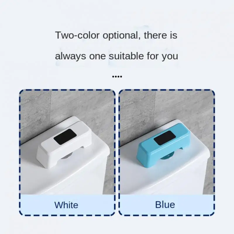 

Touchless Infrared Induction Automatic Flushing Toilet Push Button Smart Sensor Closestool Presser Cleaning Bathroom Accessories