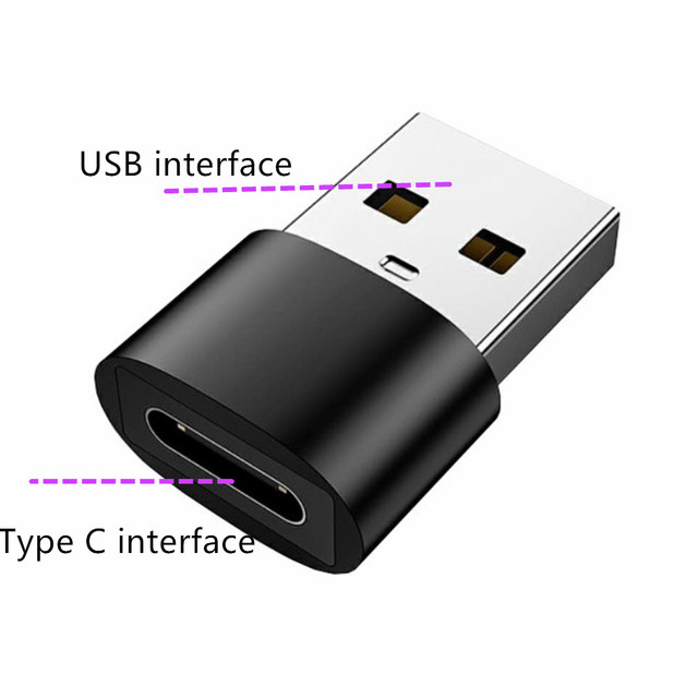USB 3.0 To Type C Adapter OTG To USB 3.0 Male To Micro USB Type-C Female Adaptador For Macbook Xiaomi POCO Adapters