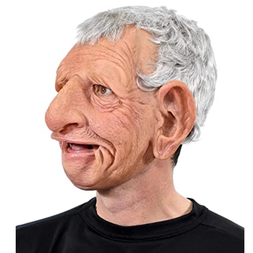 

The Super Soft Middle Age Man Cosplay Latex Face Mask