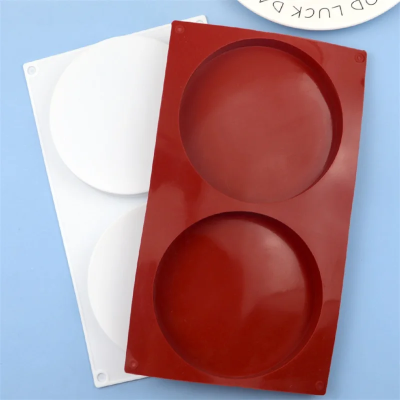 2 consecutive discs, silicone cake mold, chocolate cookie mold, DIY mooncake mold, baking tray mold