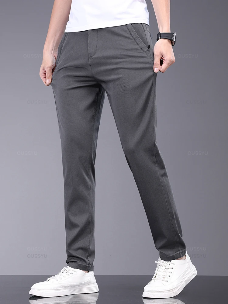 Pantalón Chino Pantalon De Tela Gris Hombre Outfit Pantalon Chino