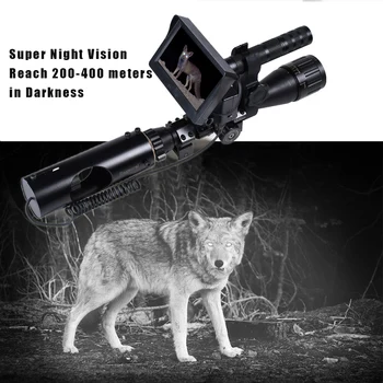 Megaorei 2 Hunting Riflescope - Night Vision Scope- IR Optics - Sight Video Camera Infrared Laser LED 400 meters Night Vision Camera 3