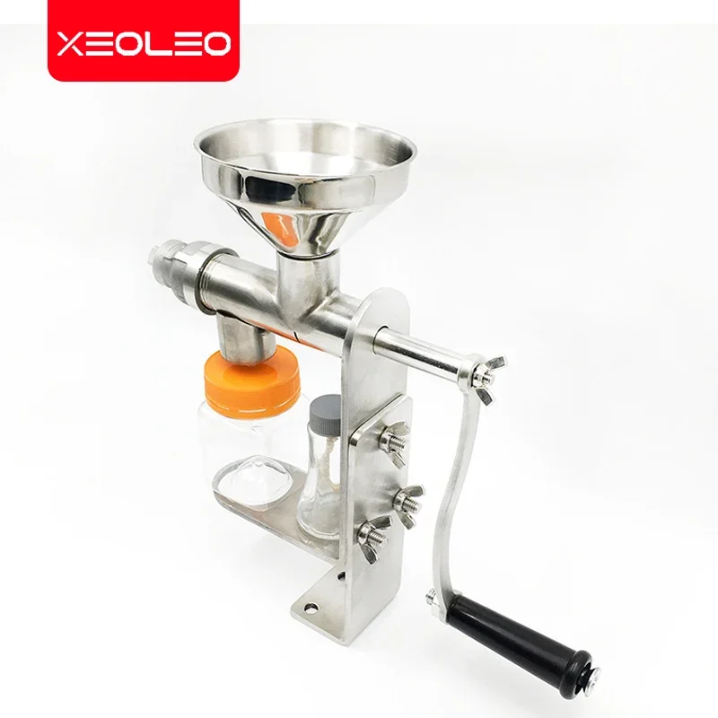 XEOLEO Manual oil press Food grade stainless steel oil press Peanut/Nut/Seed Household oil press 3