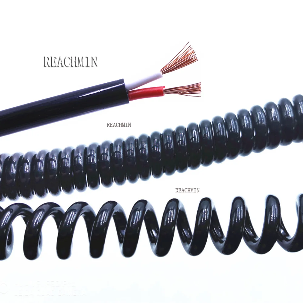 Spring Spiral Cable 2 Cores 3 4 5 6 8 9 10 12 14 Cores 0.2mm 0.3mm 0