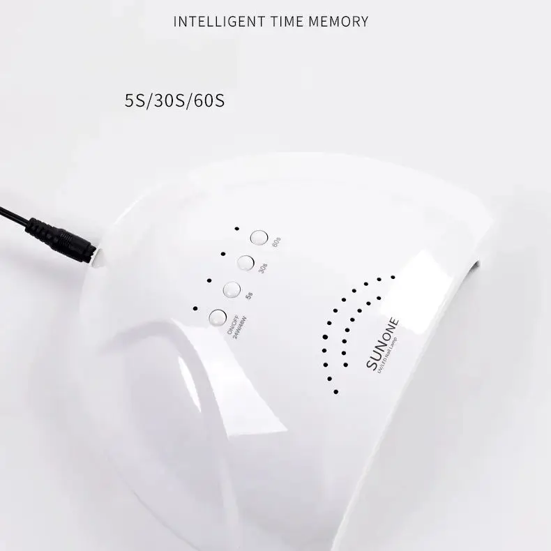 Nail Dryer Machine Induction With Timer UV Lamp For Gel Polish Dryer Lamp Nail Art Tool 48W/24W Adjustable 30 LEDs Lamp Salon 3