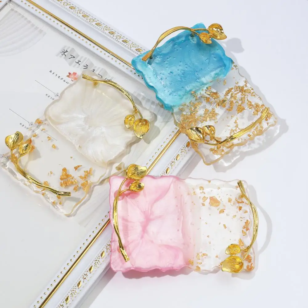 

Resin Retro Palette Classical Gel Nail Polish Pallet Nails False Nail Tips Mixing Color Drawing Pallet Nail Accessories