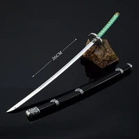 26cm Mortal Blade Kusabimaru Katana Set Anime Game Peripheral Metal Samurai Sword Weapon Model Ornament Crafts Gifts Toys Boys 2