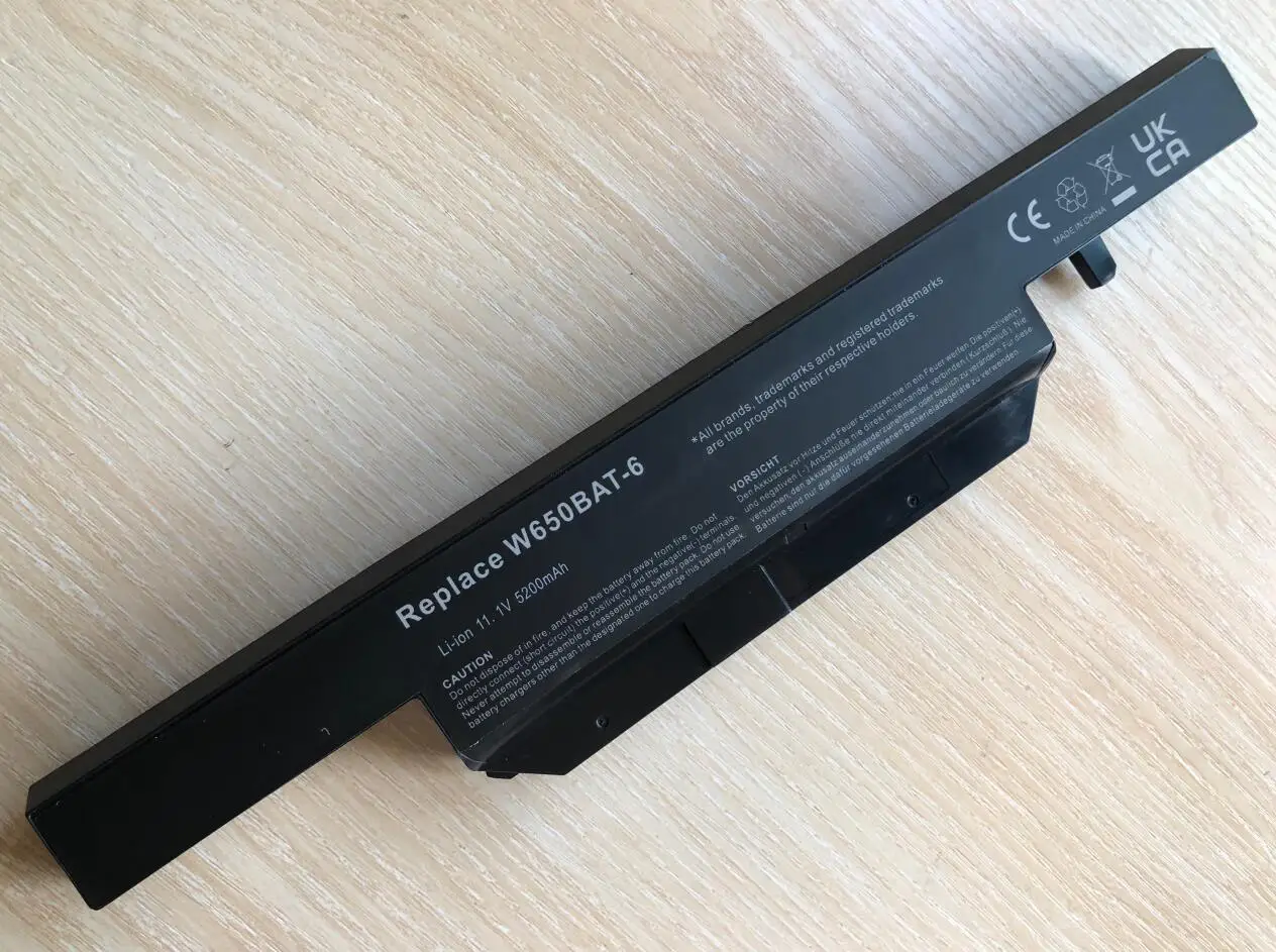 Bateria do Portátil para Hasee K610c K650d K570n K710c K590c K750d Série W650s W650bat6 W650bat - Imagem 4